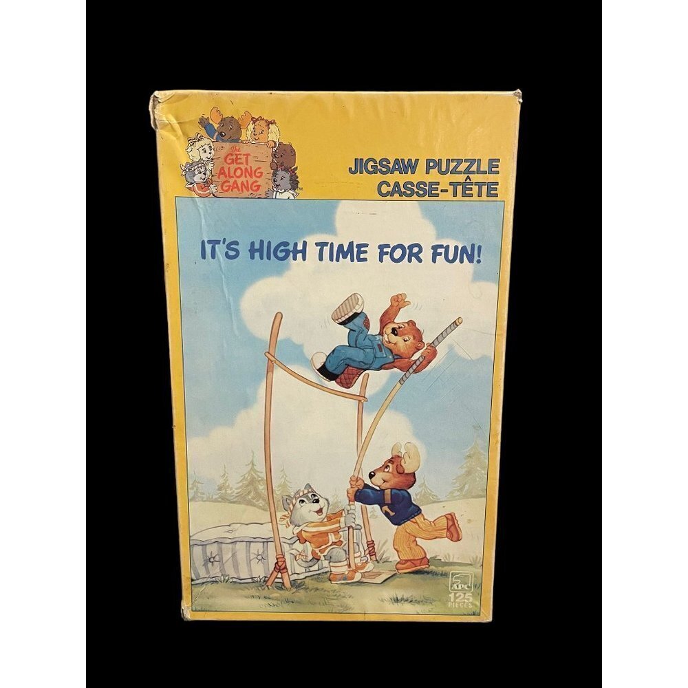 Vintage 1984 The Get Along Gang Puzzle, read